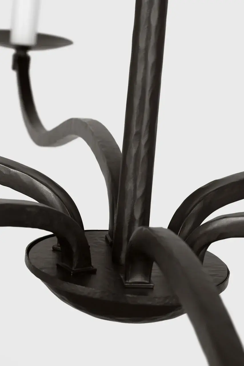 Wellen Extra Large Chandelier in Aged Iron - Image 6