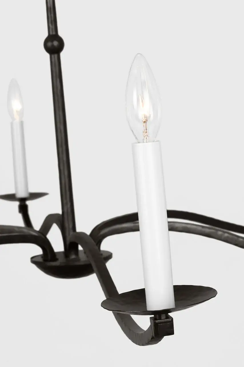 Wellen Extra Large Chandelier in Aged Iron - Image 7