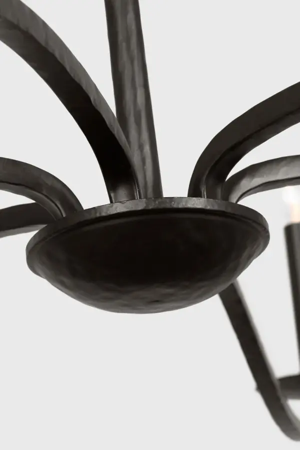 Wellen Extra Large Chandelier in Aged Iron - Image 8