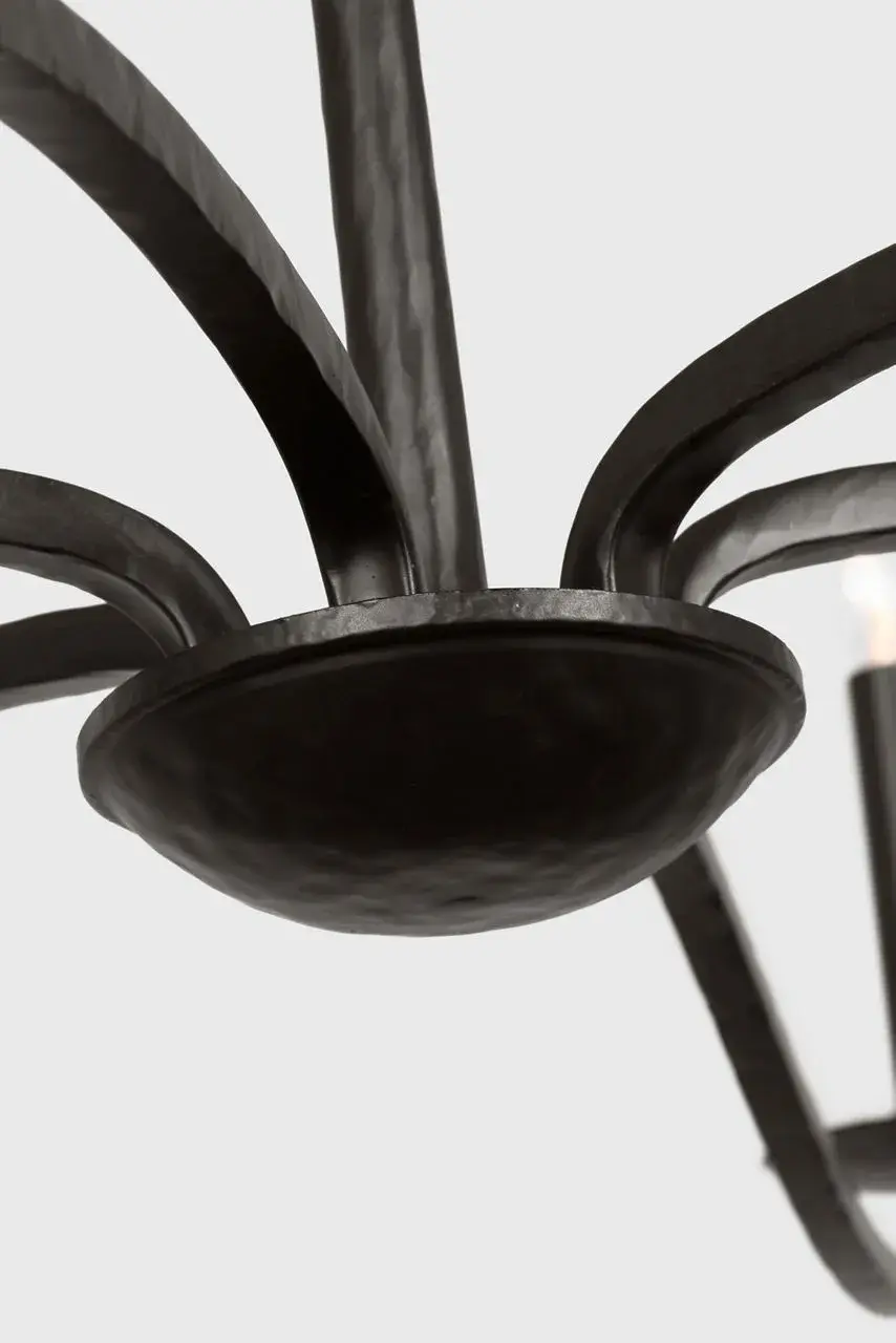 Wellen Extra Large Chandelier in Aged Iron - Image 8