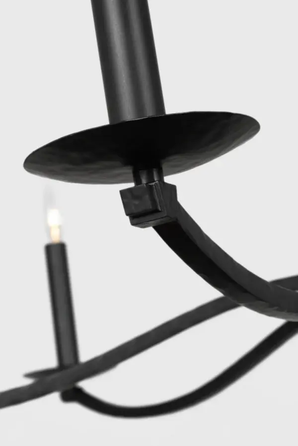 Wellen Extra Large Chandelier in Aged Iron - Image 9
