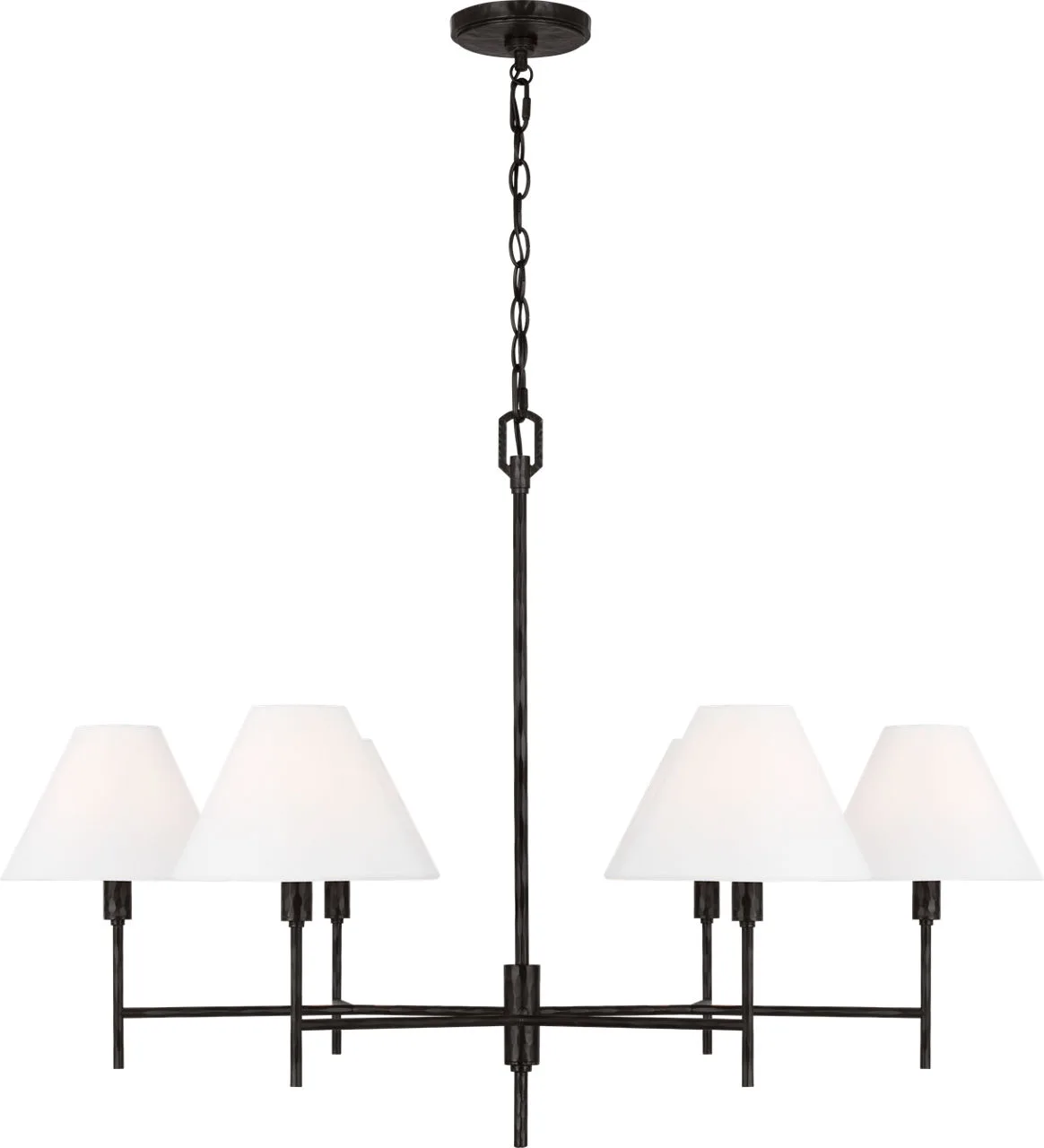 Ridgewood Large Chandelier in Aged Iron