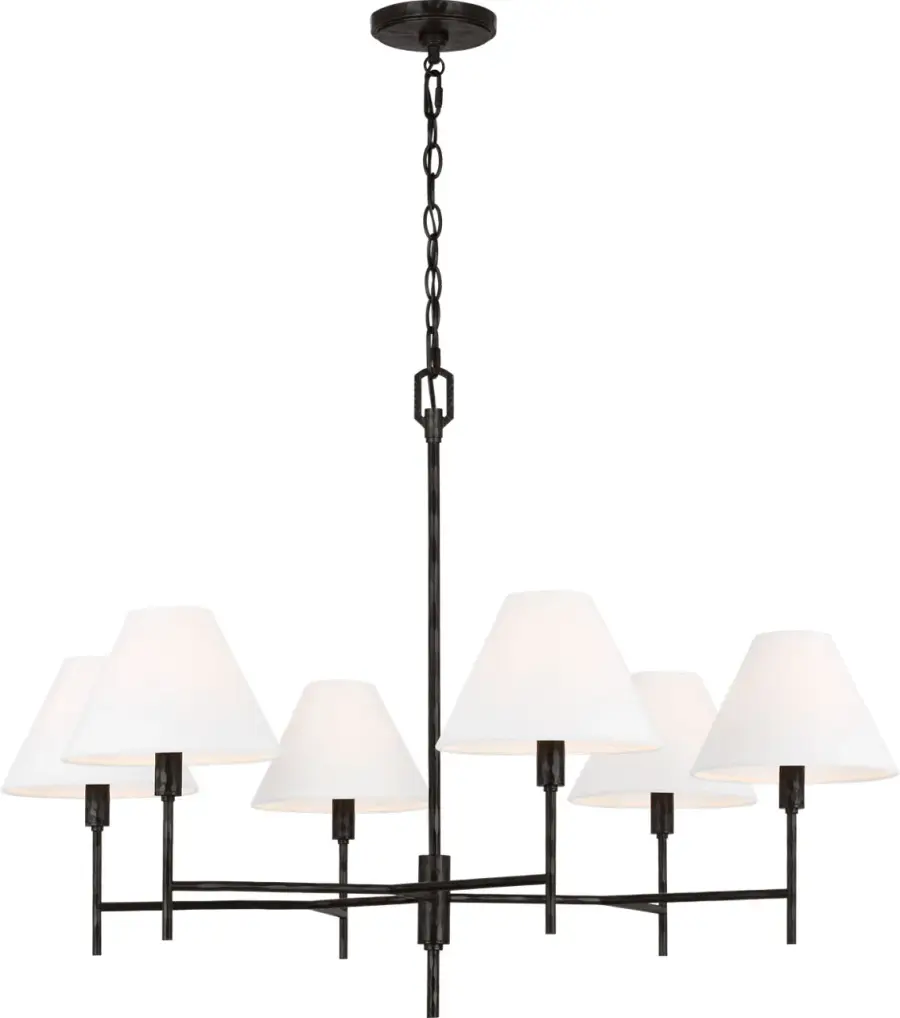 Ridgewood Large Chandelier in Aged Iron - Image 2
