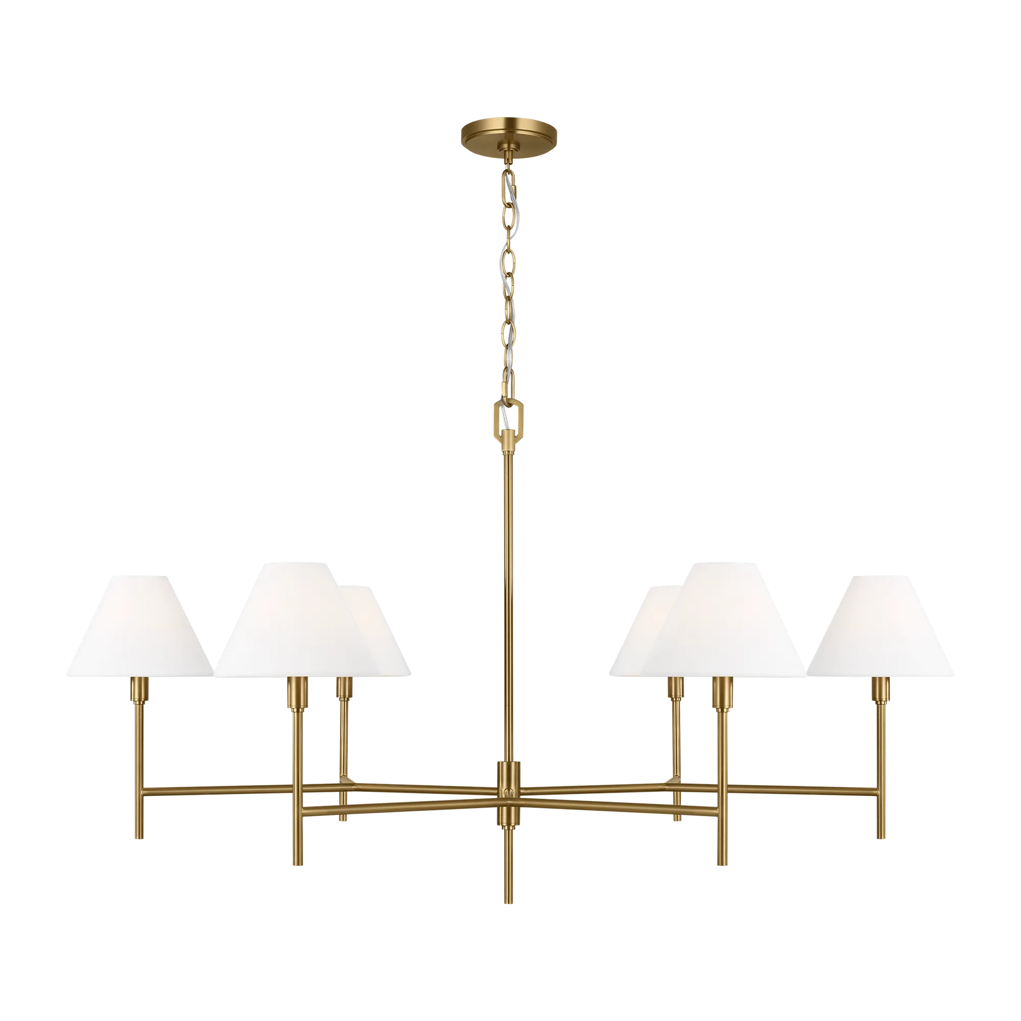 Ridgewood Extra Large Chandelier in Burnished Brass