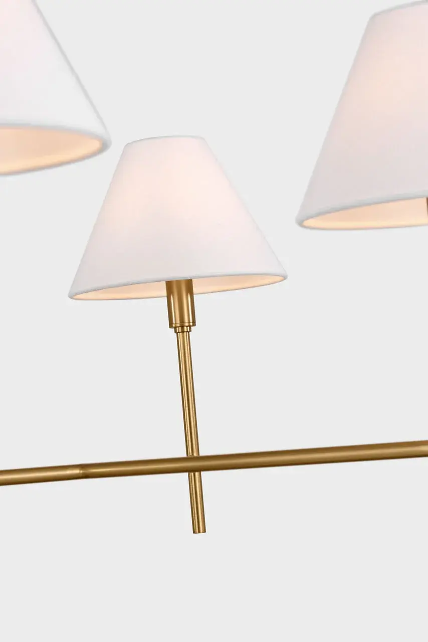 Ridgewood Extra Large Chandelier in Burnished Brass - Image 4
