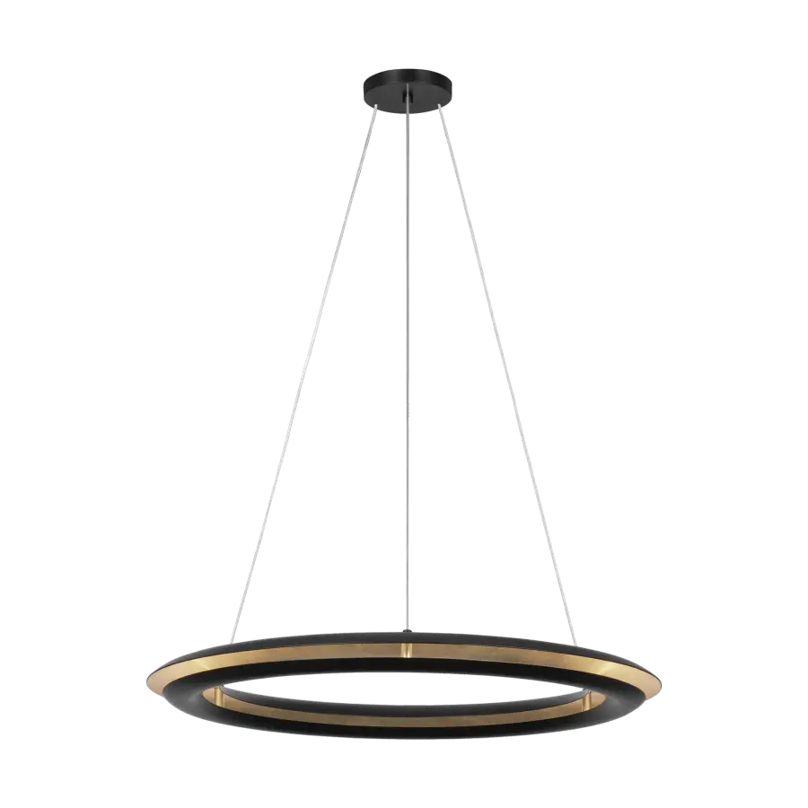 Cielo Medium Chandelier in Midnight Black - Image 1