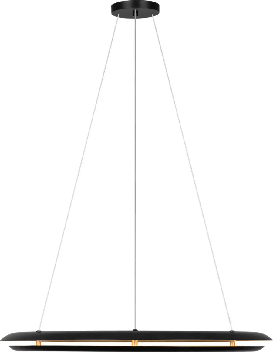 Cielo Medium Chandelier in Midnight Black - Image 4