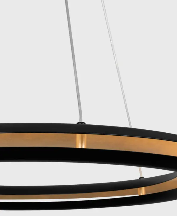 Cielo Medium Chandelier in Midnight Black - Image 5
