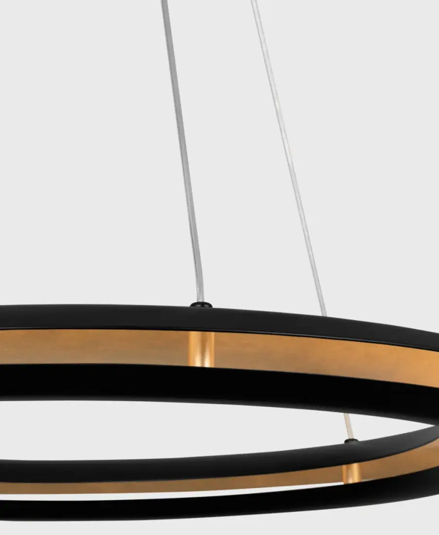 Cielo Medium Chandelier in Midnight Black - Image 5