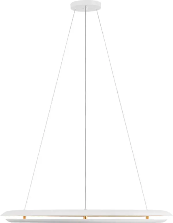 Cielo Medium Chandelier in Matte White - Image 1
