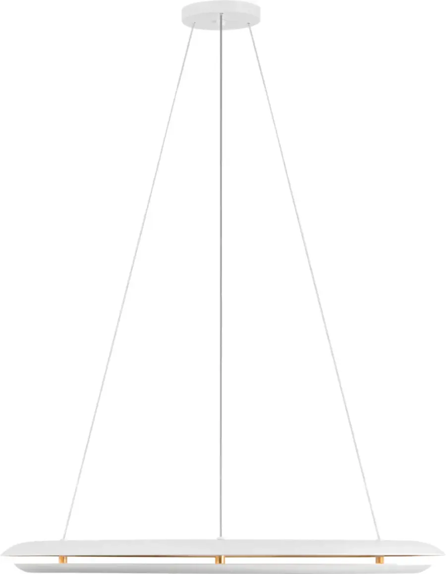 Cielo Medium Chandelier in Matte White - Image 1
