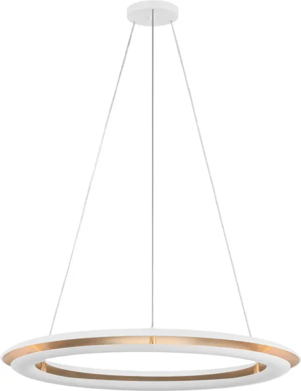 Cielo Medium Chandelier in Matte White - Image 2