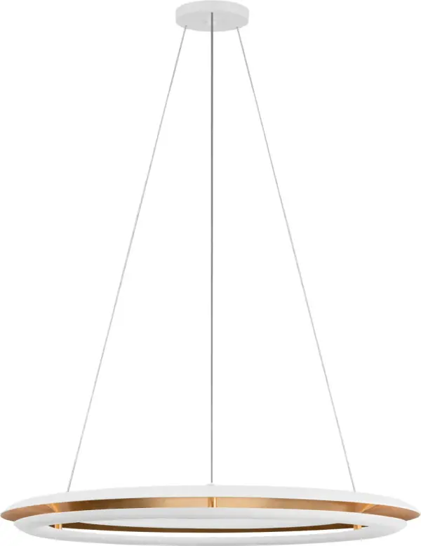 Cielo Medium Chandelier in Matte White - Image 3