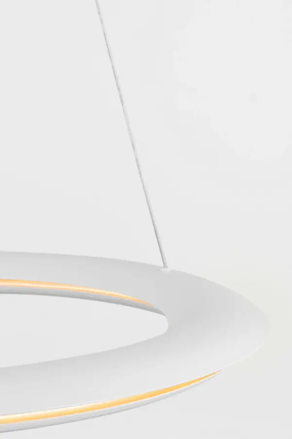 Cielo Medium Chandelier in Matte White - Image 4