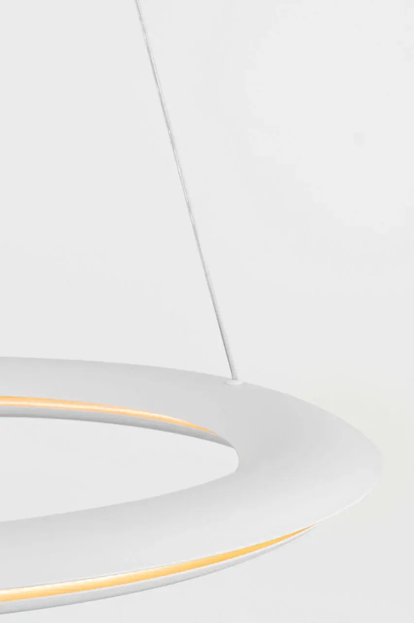 Cielo Medium Chandelier in Matte White - Image 4