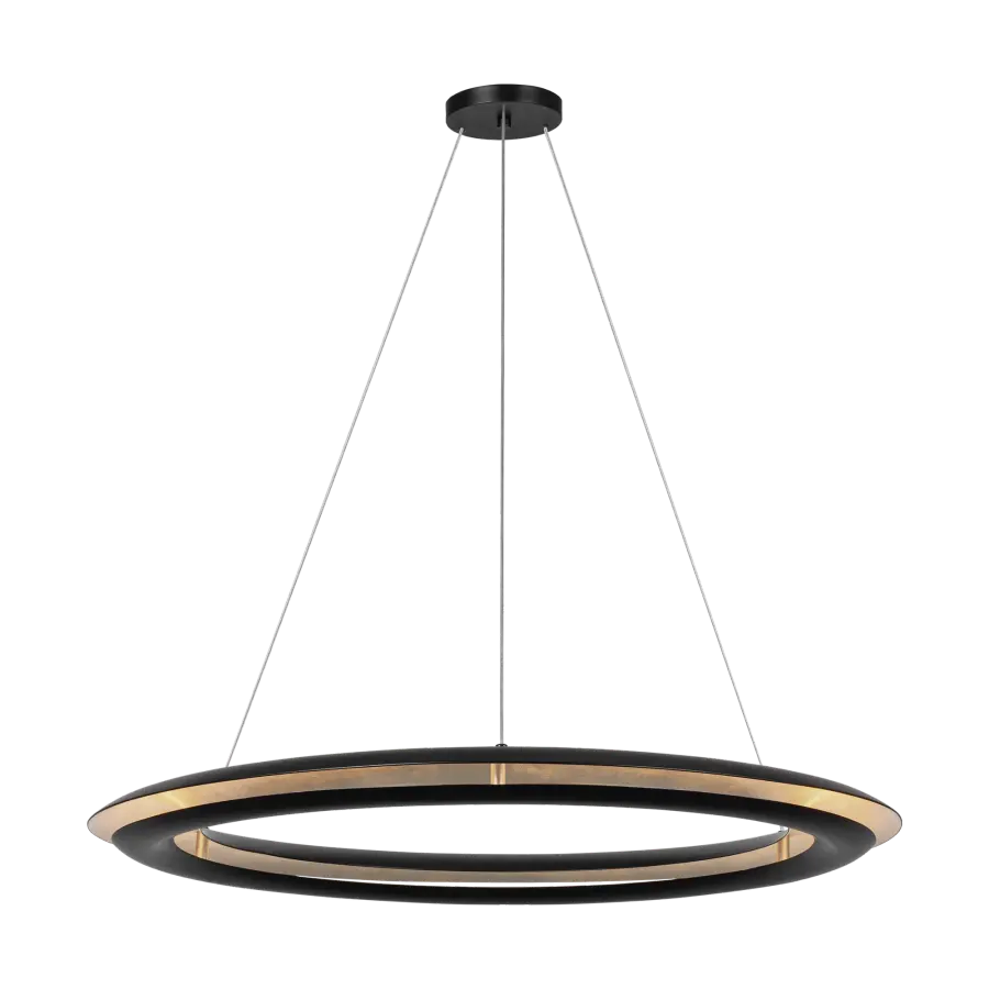 Cielo Large Chandelier in Midnight Black - Image 1