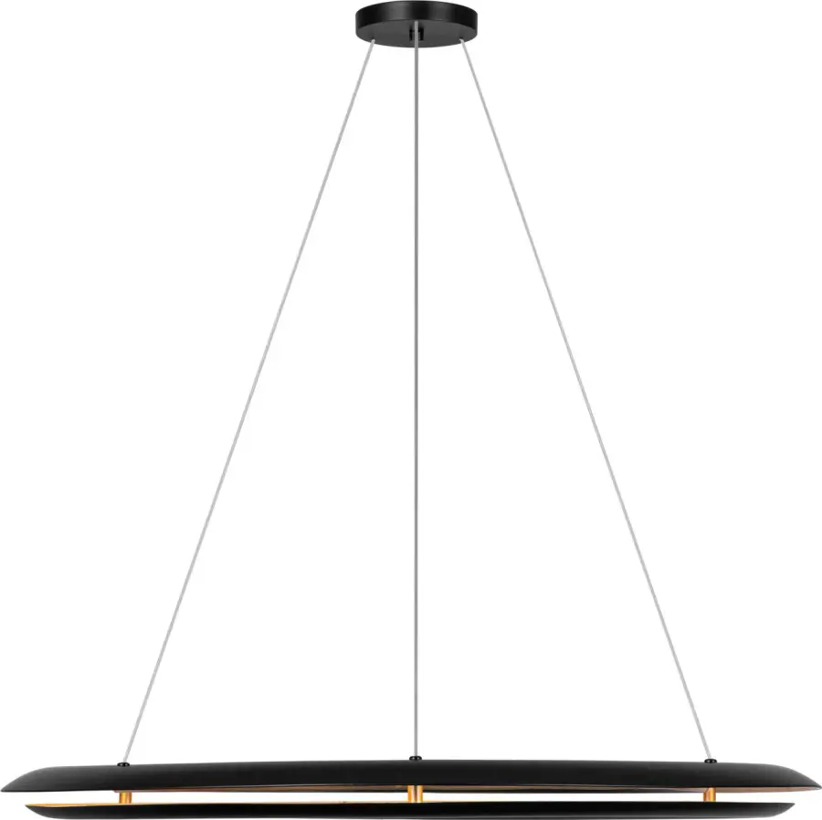 Cielo Large Chandelier in Midnight Black - Image 2