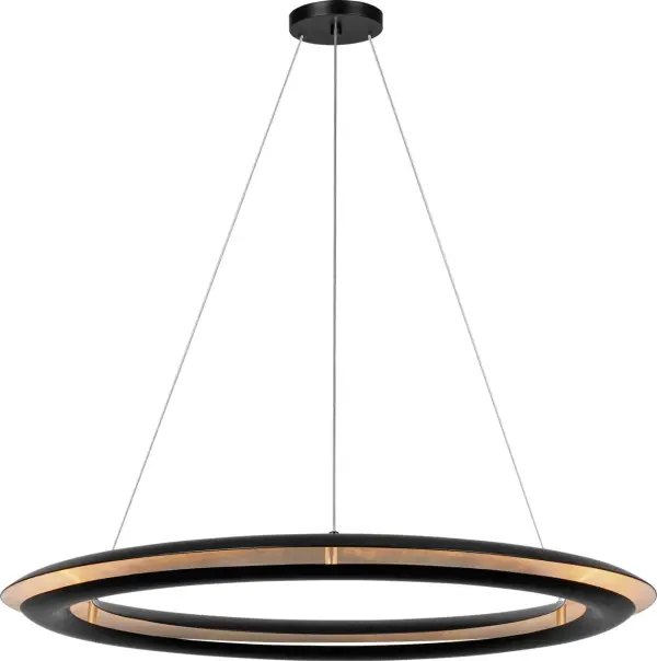 Cielo Large Chandelier in Midnight Black - Image 3