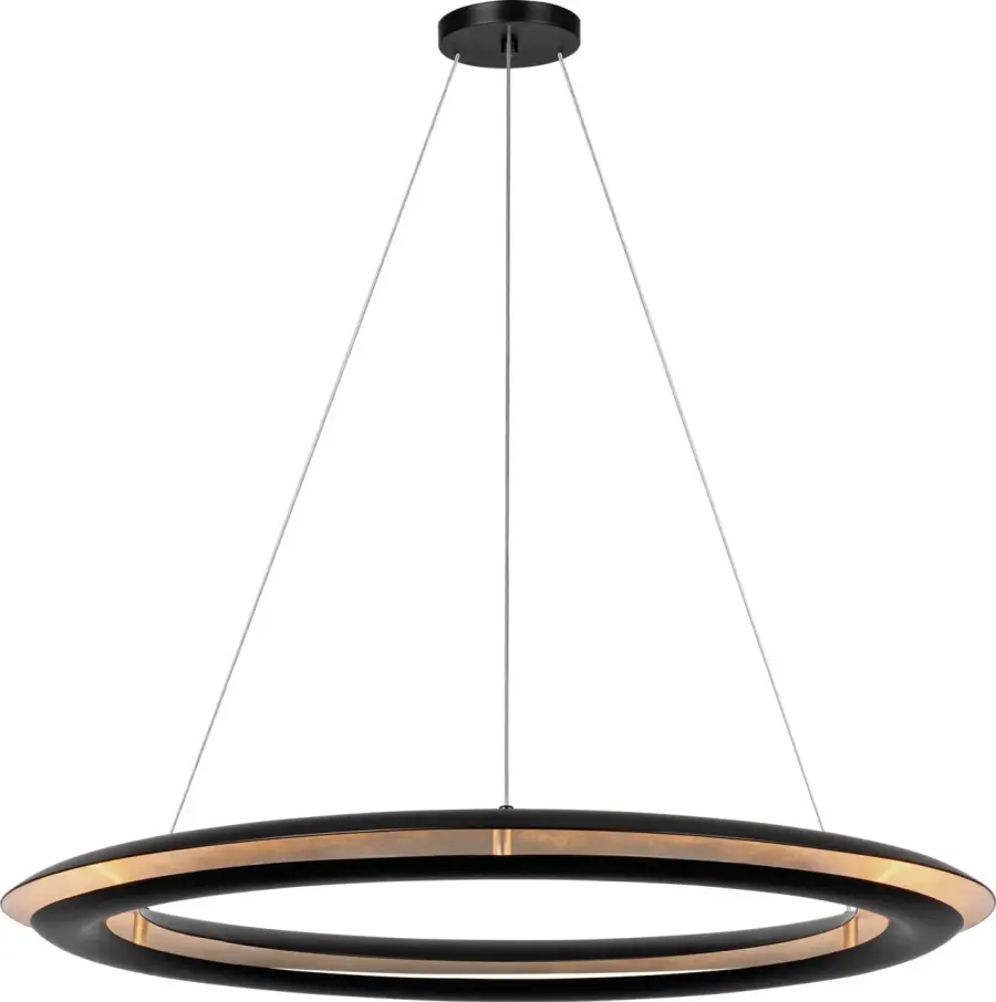 Cielo Large Chandelier in Midnight Black - Image 3