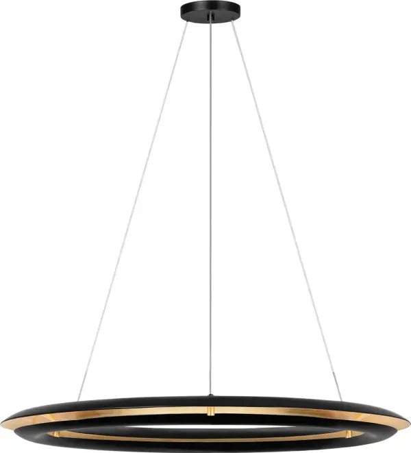 Cielo Large Chandelier in Midnight Black - Image 4