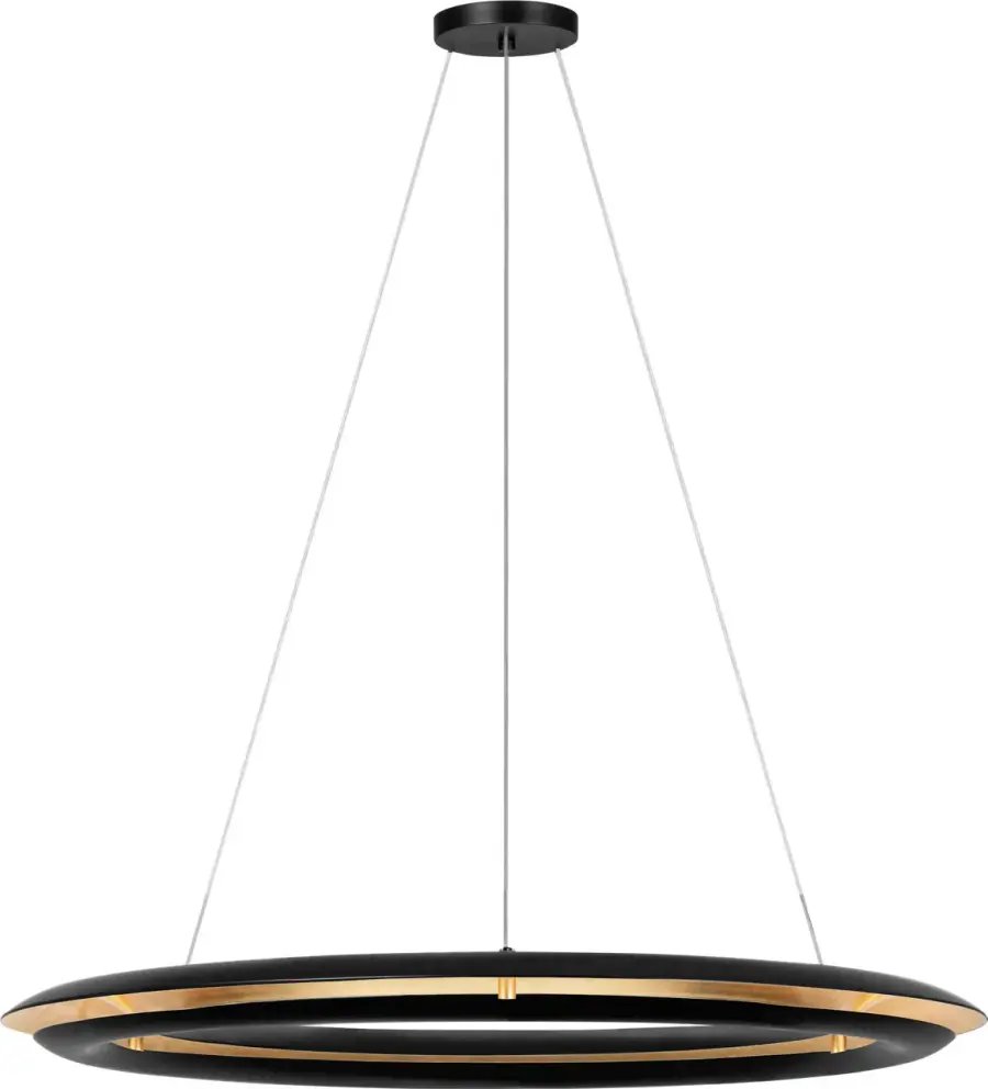 Cielo Large Chandelier in Midnight Black - Image 4