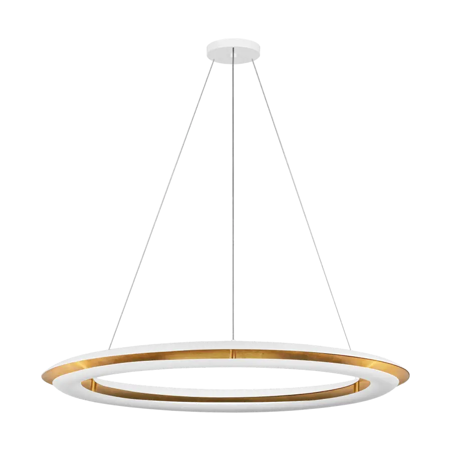 Cielo Large Chandelier in Matte White - Image 1