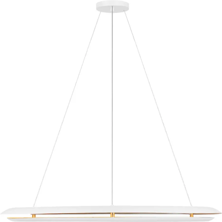 Cielo Large Chandelier in Matte White - Image 2