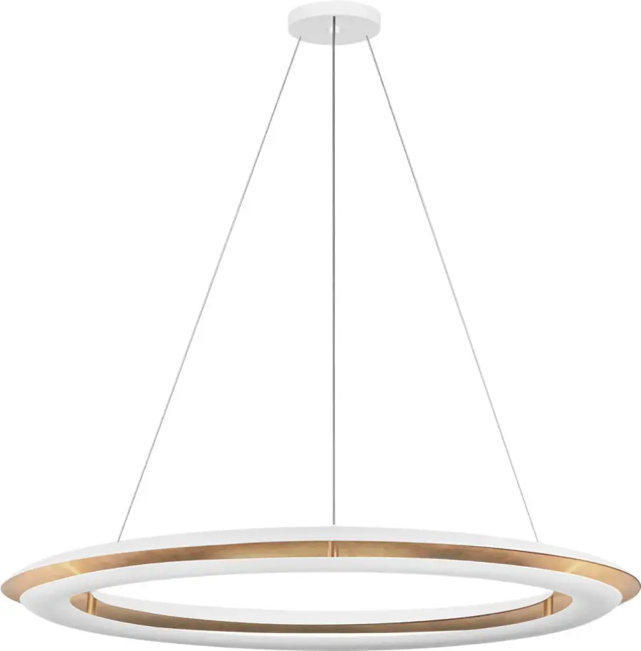 Cielo Large Chandelier in Matte White - Image 4