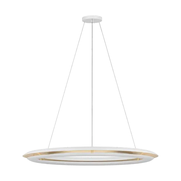 Cielo Large Chandelier in Matte White - Image 5