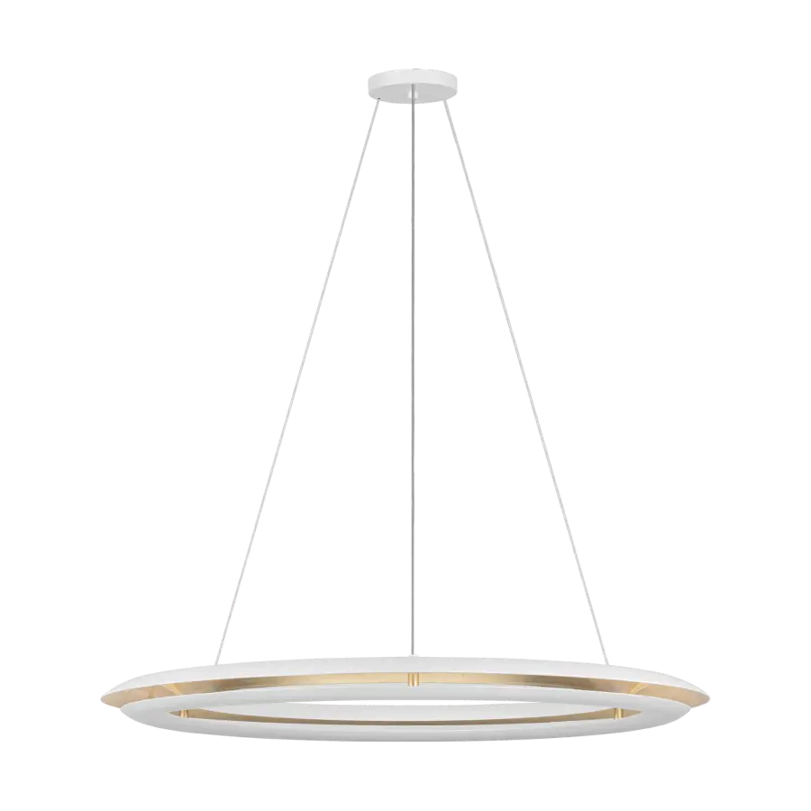 Cielo Large Chandelier in Matte White - Image 5