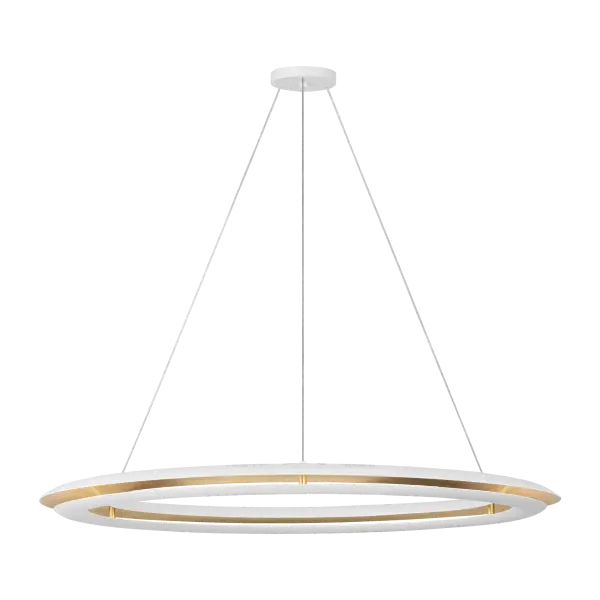 Cielo Extra Large Ring Chandelier in Matte White - Image 1