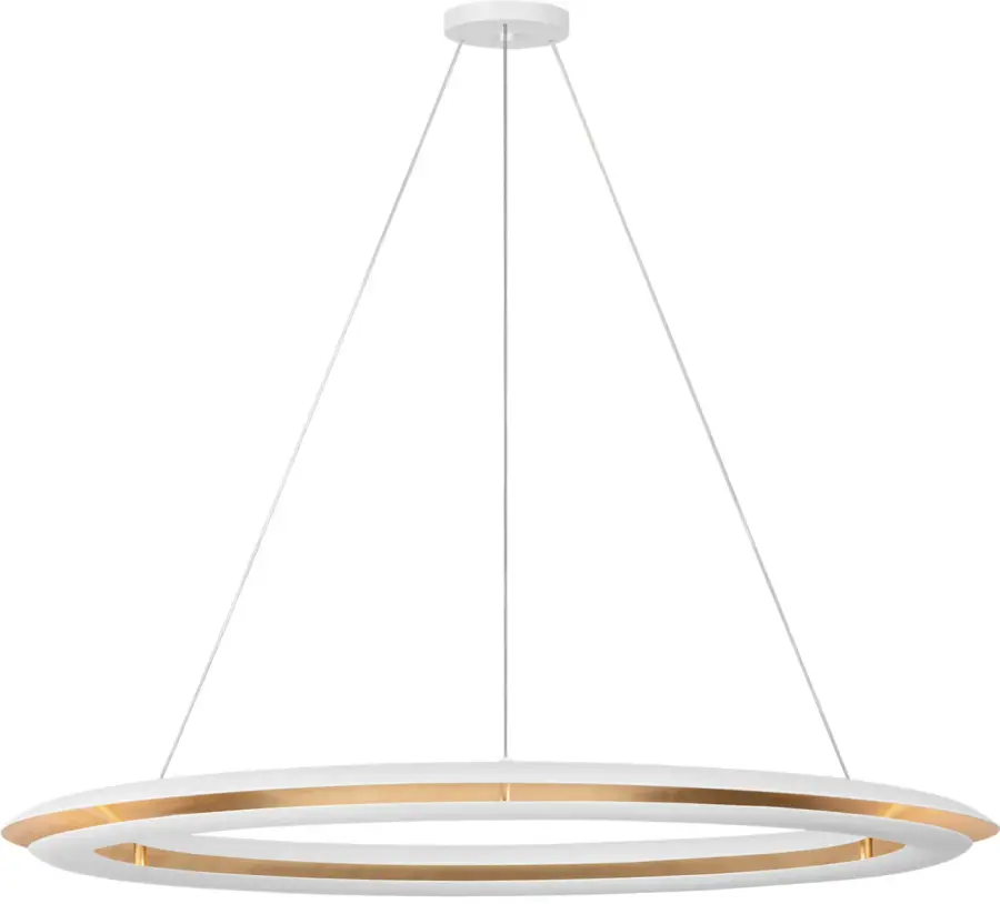 Cielo Extra Large Ring Chandelier in Matte White - Image 4