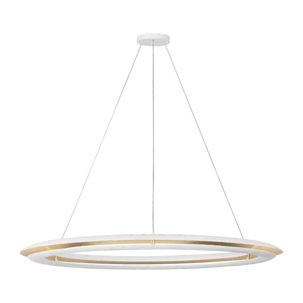 Cielo Extra Large Ring Chandelier in Matte White - Image 5