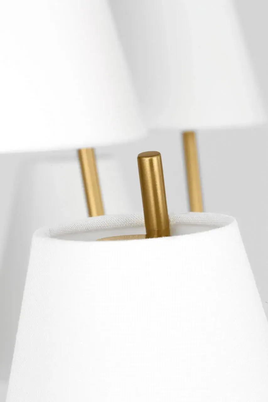 Marina 30" Chandelier in Burnished Brass - Image 3