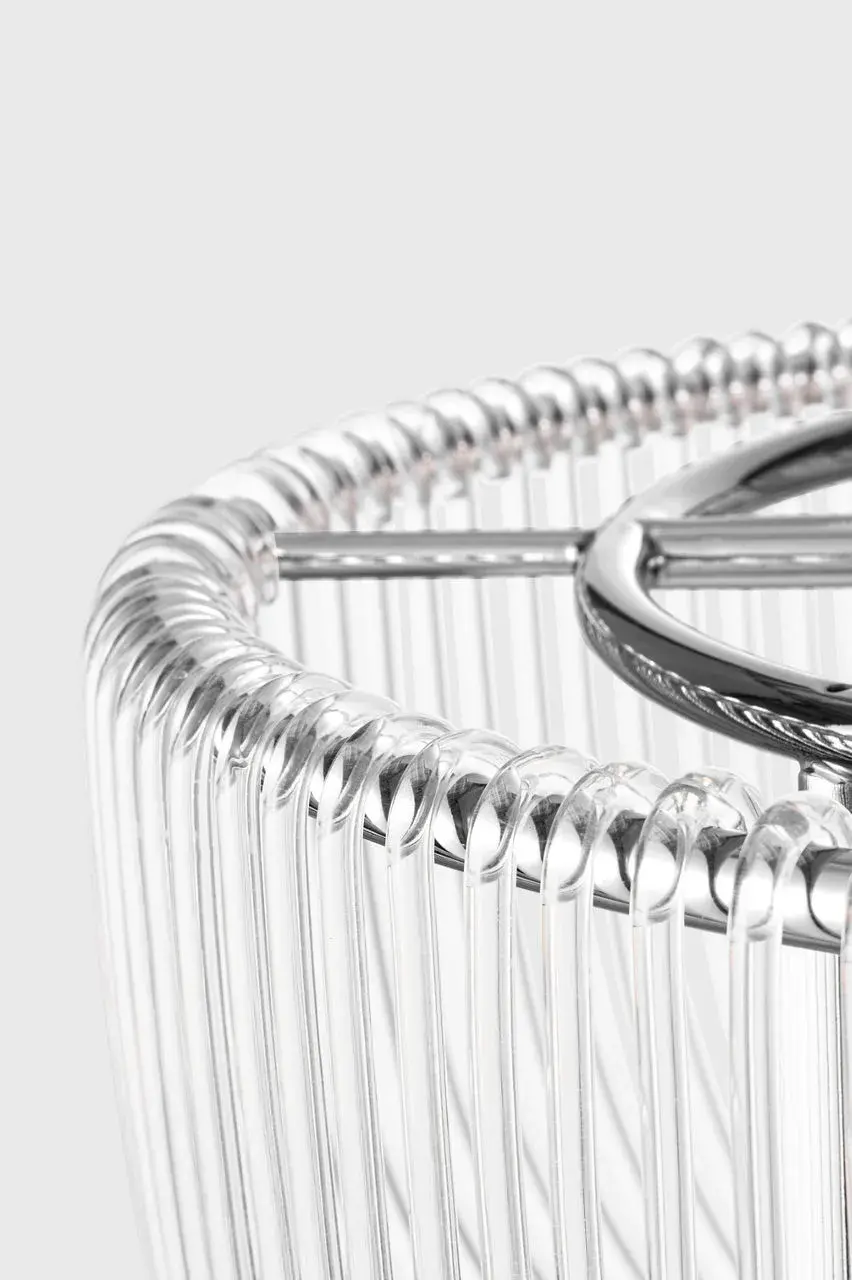Pierce Medium Flush Mount in Polished Nickel - Image 4