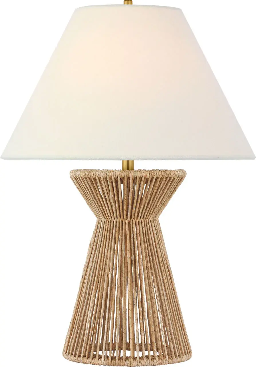 Coastal-Inspired Natural Abaca Lamp Brings Organic Texture to Any Space - Image 1