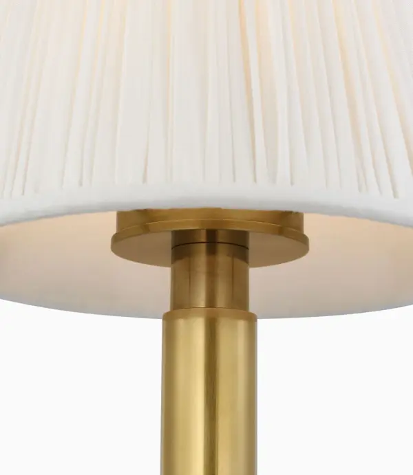 Connie 12" Cordless Accent Lamp in Antique-Burnished Brass - Image 4