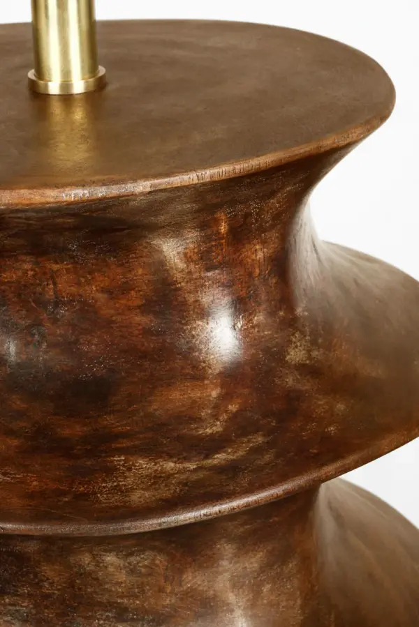 Sophisticated 28" Table Lamp with Warm Smoked Umber Finish - Image 5