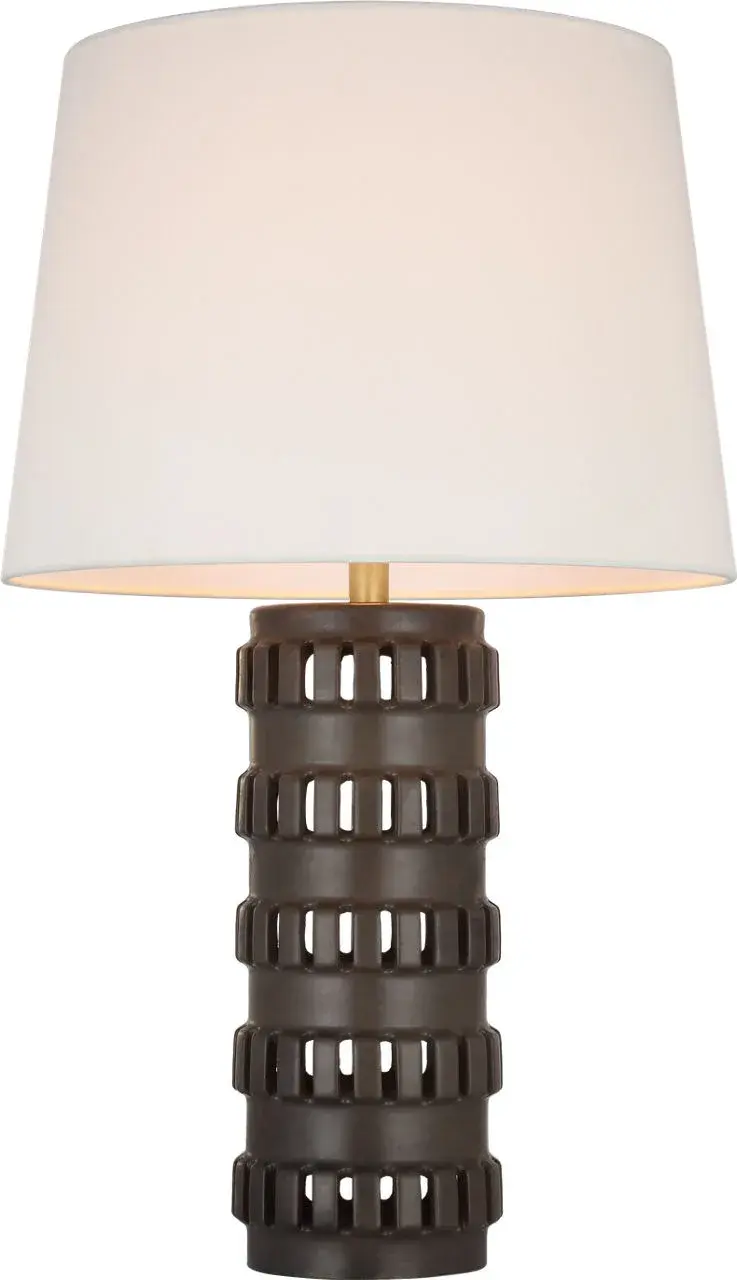 Sophisticated Transitional Table Lamp with Warm Natural Finish - Image 2