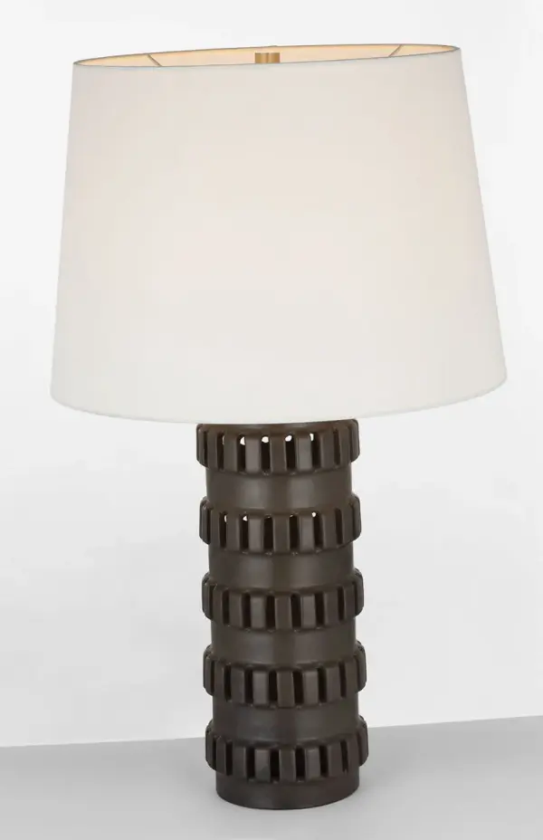 Sophisticated Transitional Table Lamp with Warm Natural Finish - Image 3