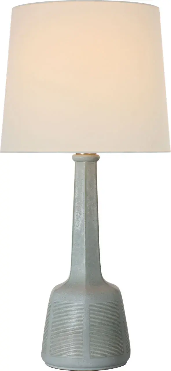 Elegant Coastal-Inspired Table Lamp with Sophisticated Jade Finish - Image 3