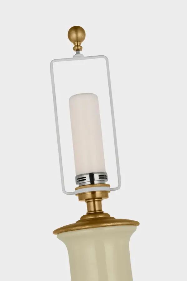 Lambay Cordless Table Lamp in Coconut with Linen Shade - Image 4
