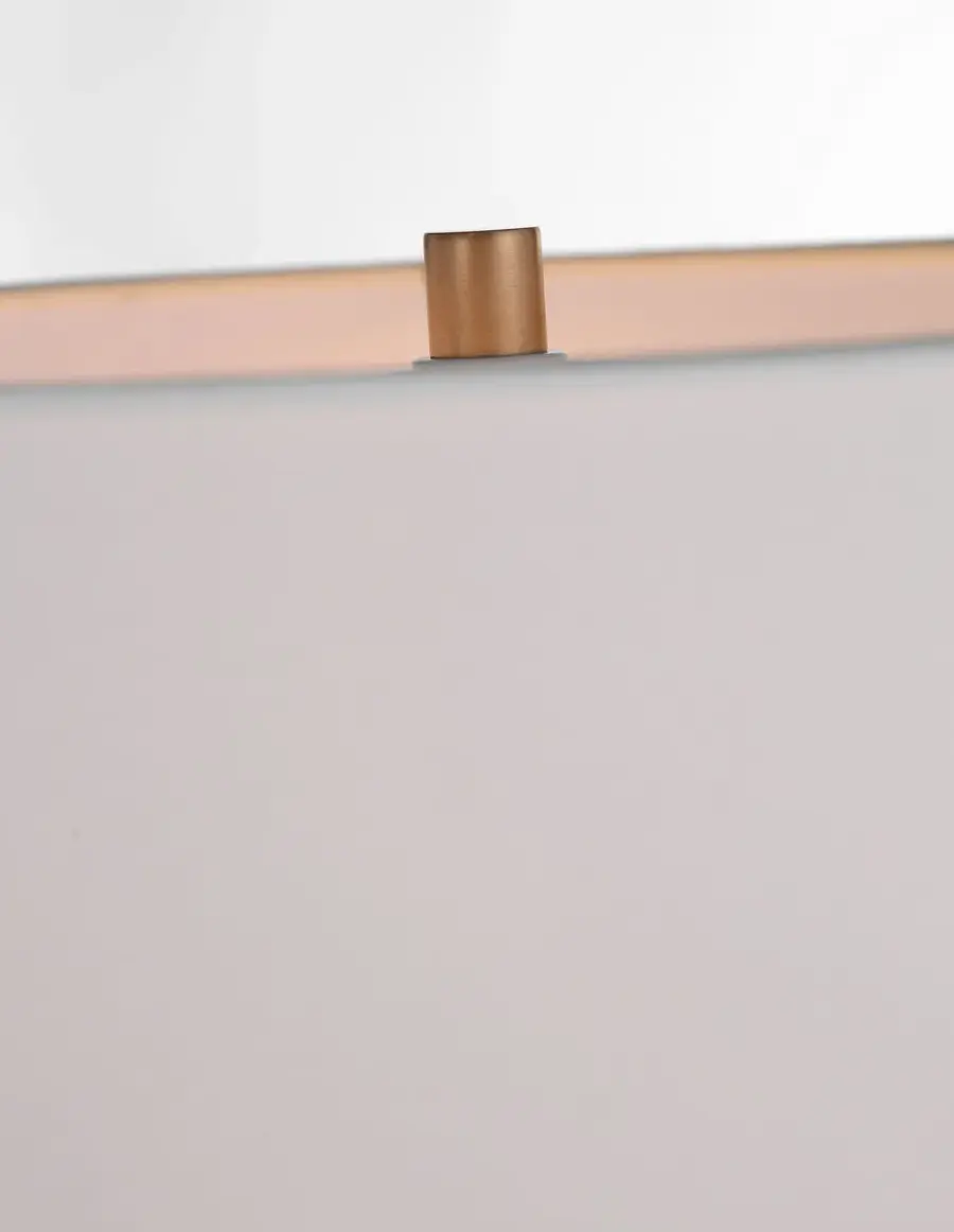 Reeve 29" Table Lamp in Vintage Carrara with Linen Shade - Image 9
