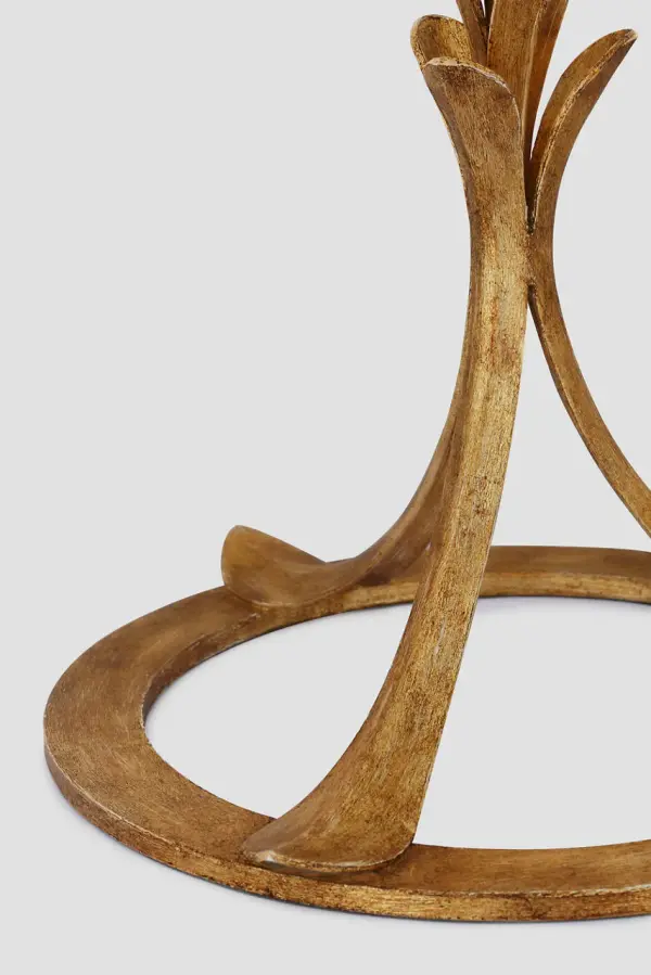 Elegant French-Inspired Floor Lamp with Timeless Gilded Finish - Image 3