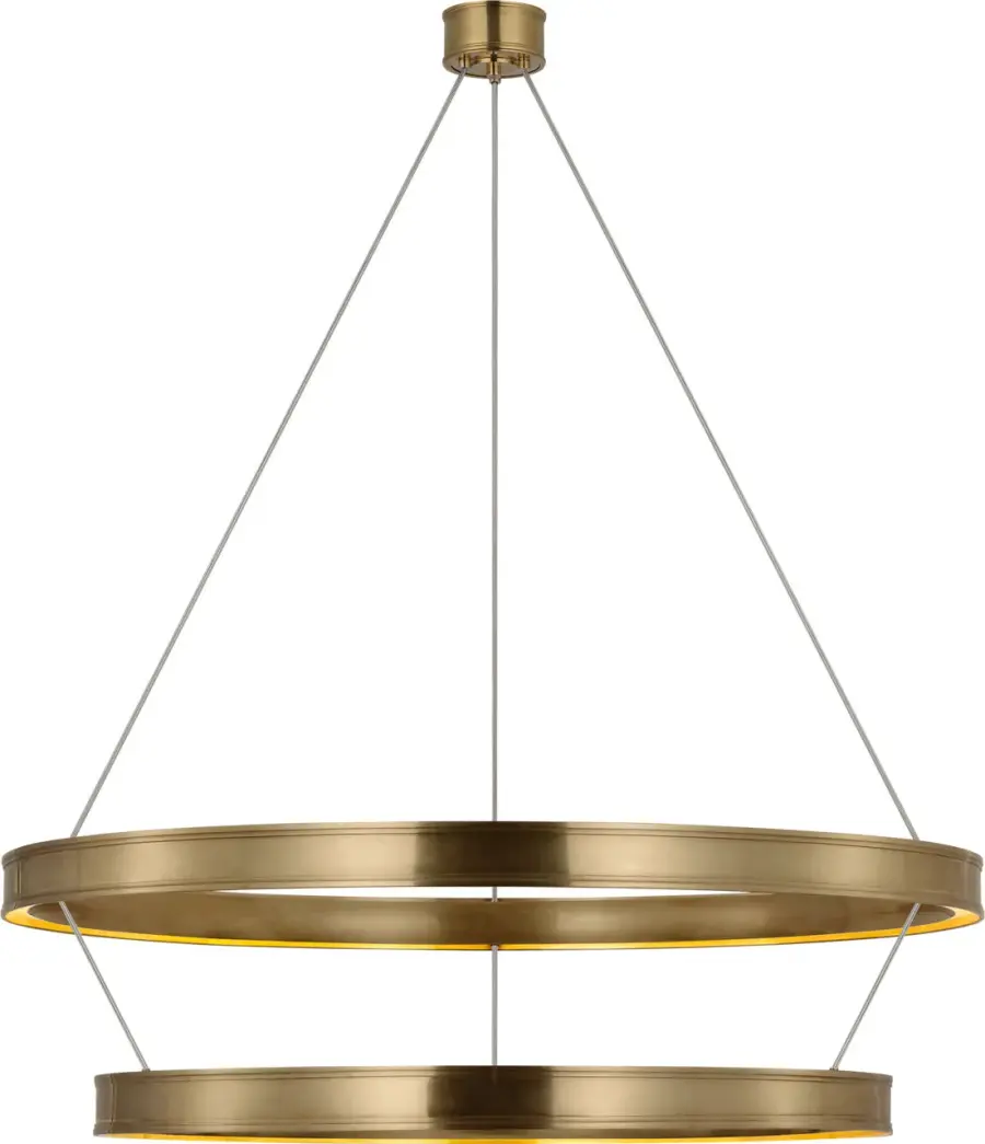 Connery 50" Two-Tier Ring Chandelier - Image 2