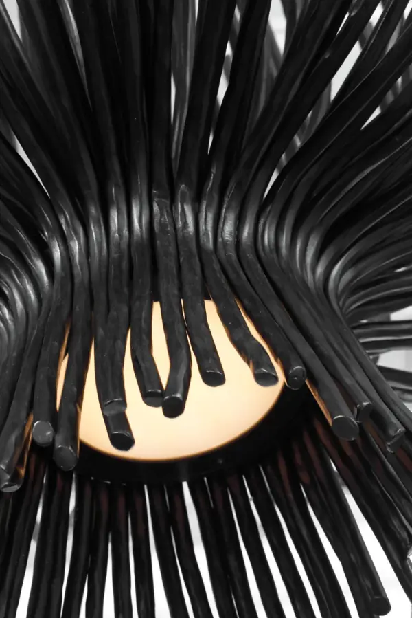 Astra 24" Sculpted Chandelier in Aged Iron - Image 16
