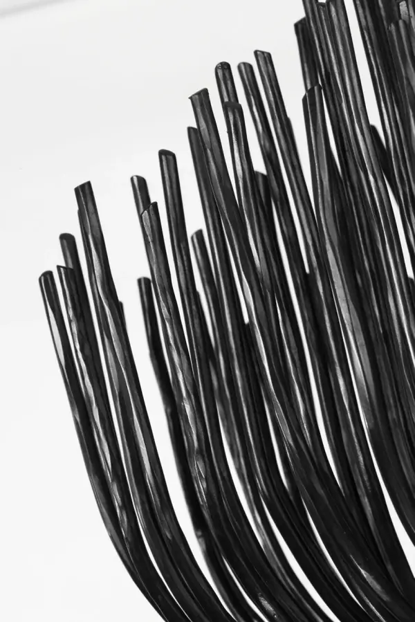 Astra 24" Sculpted Chandelier in Aged Iron - Image 18