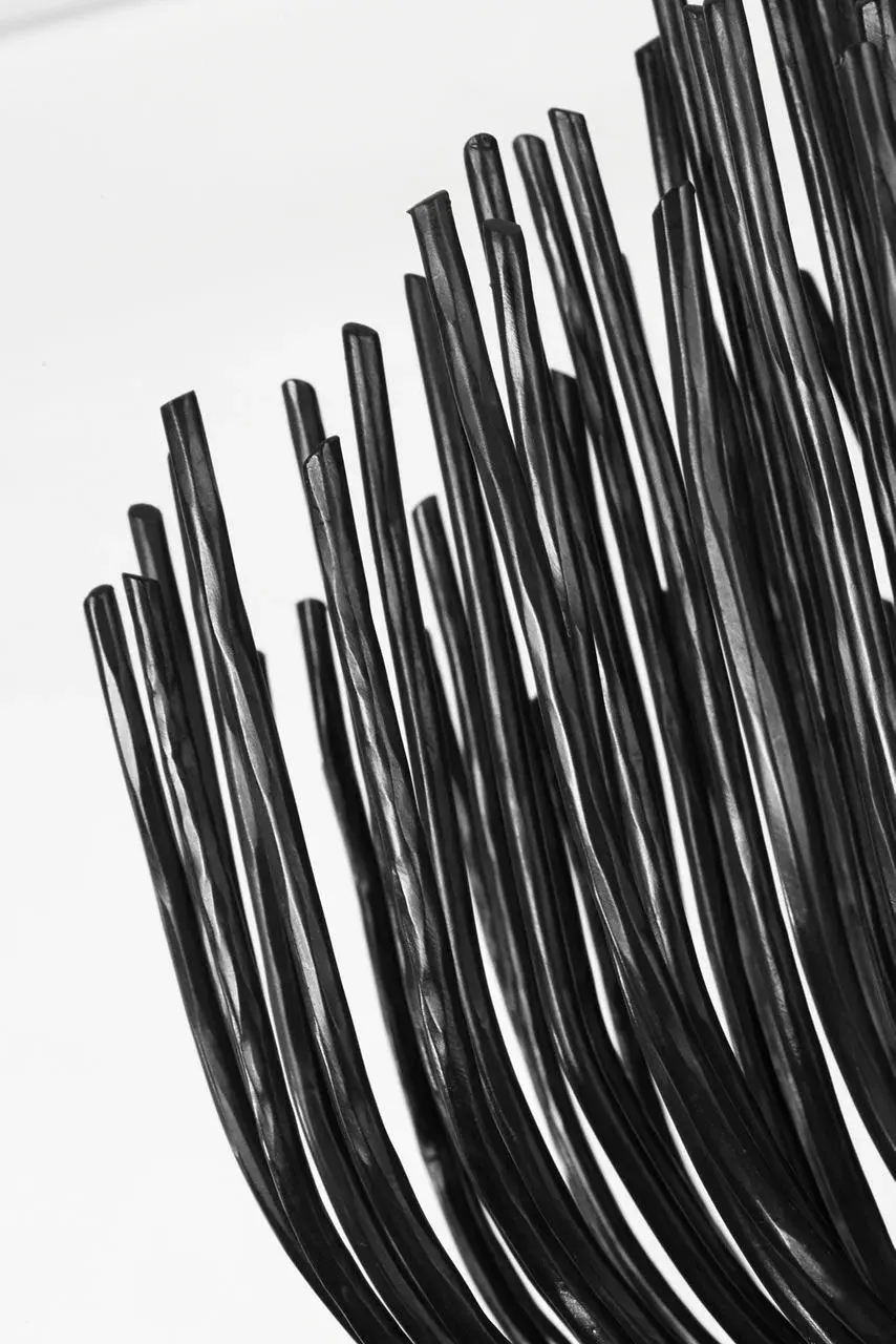 Astra 24" Sculpted Chandelier in Aged Iron - Image 18