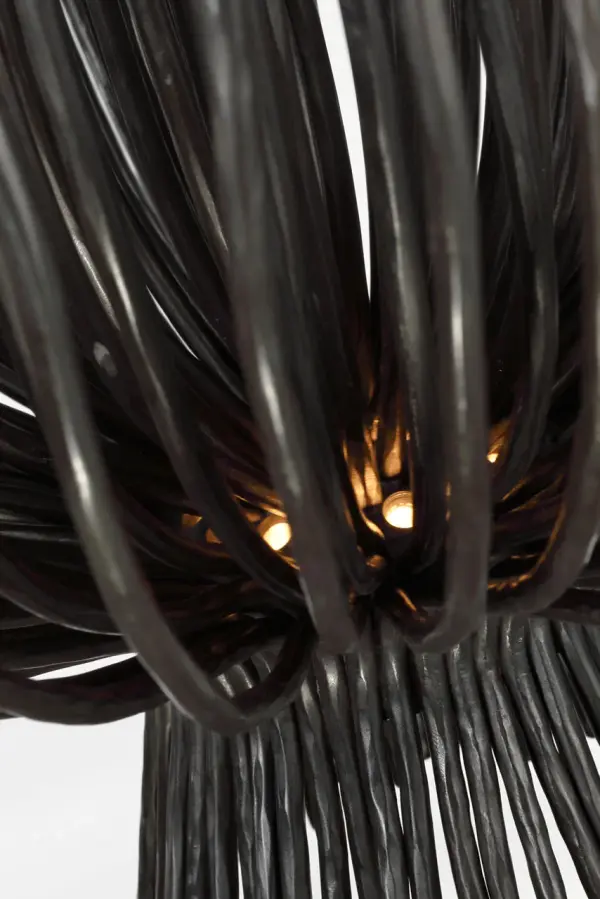 Astra 24" Sculpted Chandelier in Aged Iron - Image 20