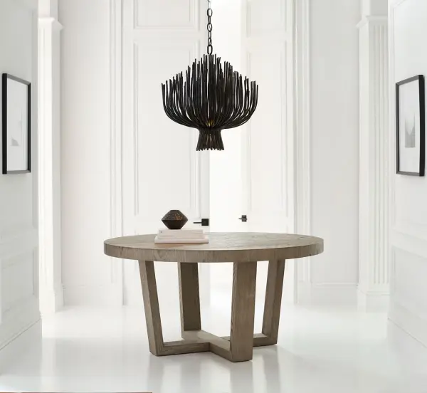 Astra 24" Sculpted Chandelier in Aged Iron - Image 7